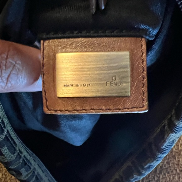 Vintage UNISEX Fendi Zucca FF Monogram Messenger Bag - Picture 10 of 14